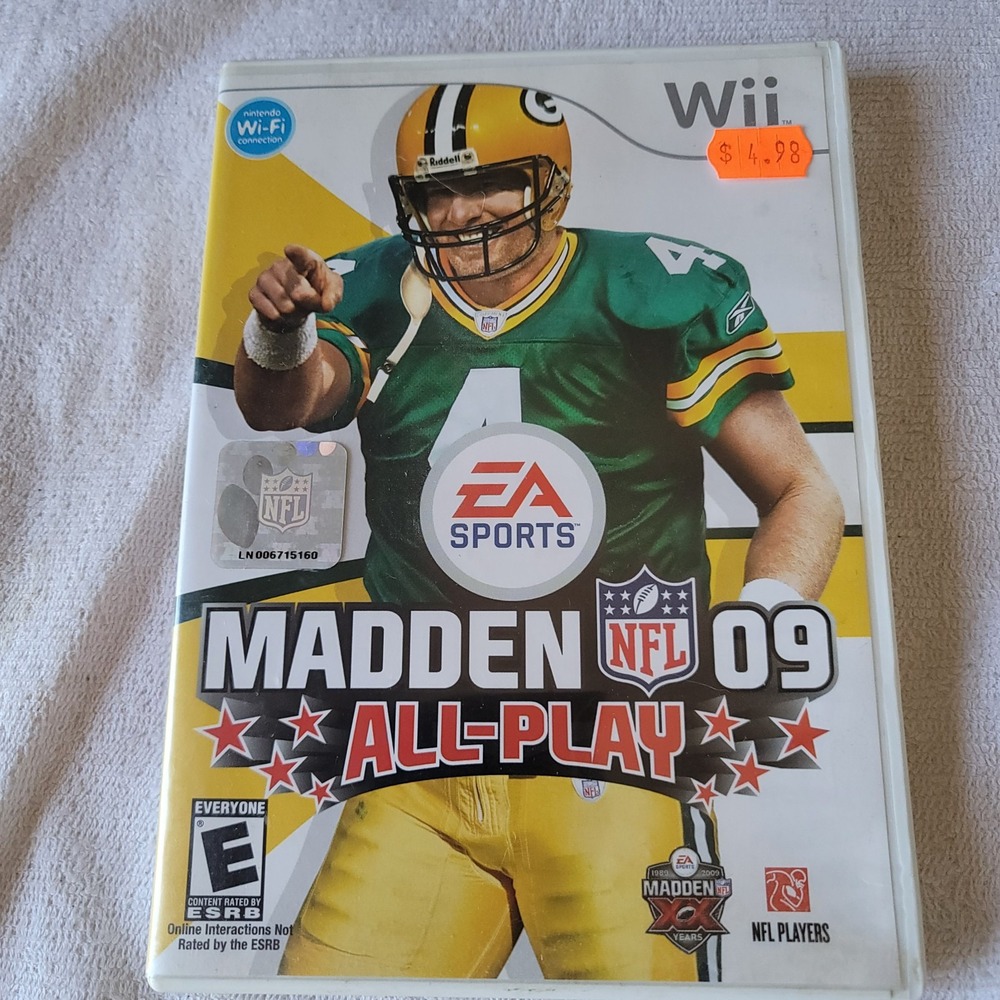 Madden NFL 09: All-Play‎ (Nintendo Wii, 2008) EA Sports